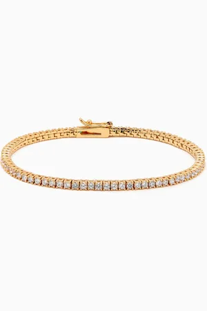 Roxanne Assoulin Rally Tennis Bracelet in -plated Brass