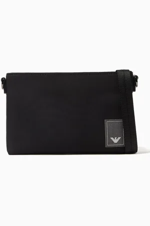 Emporio Armani Logo Travel Crossbody Bag in Nylon