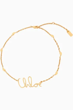 Chloé C Iconic Chain Necklace in -tone Brass