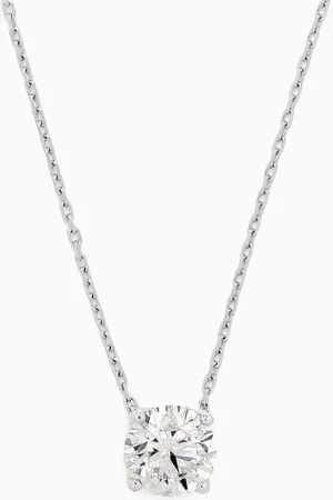 Fergus James Round Diamond Pendant Necklace in 18kt Gold