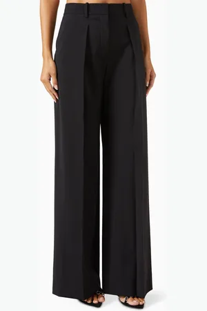 VERONICA BEARD Sonia Wide-leg Pants in Wool-blend