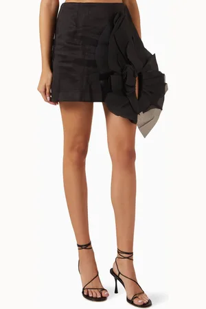 AJE Energy Mini Skirt in Linen