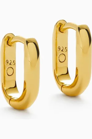 Missoma Classic Ovate Mini Hoop Earrings in 18kt Recycled Vermeil