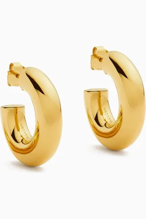 Missoma Medium Chubby Hoop Earrings in 18kt Recycled Vermeil