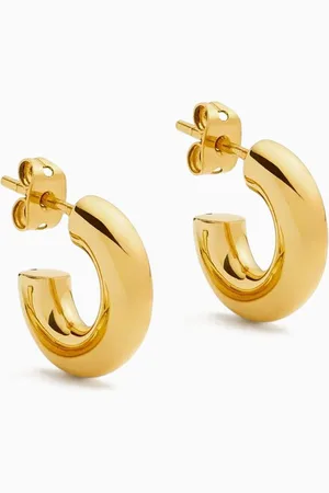Missoma Mini Chubby Hoop Earrings in 18kt Recycled Vermeil