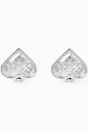 Kate Spade So Spade Stud Earrings in Plated Metal