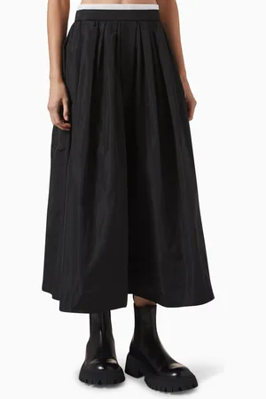 Maje Juraly Midi Skirt in Technical Fabric