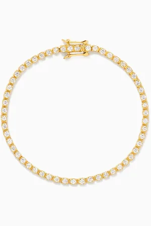 Missoma Classic Tennis Bracelet in 18kt Recycled -plated Vermeil
