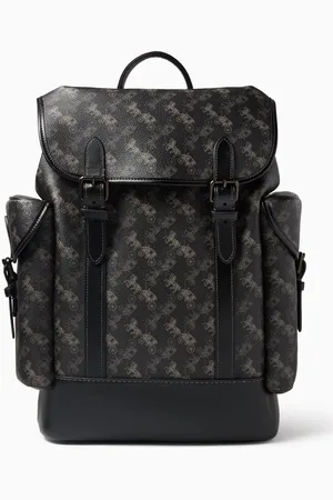Coach Hitch Horse & Carriage Print Backpack in Signature Canvas