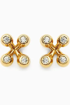 Missoma Atom Stud Earrings in 18kt Recycled -vermeil