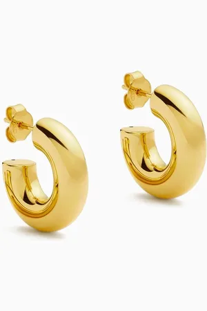 Missoma Small Chubby Hoop Earrings in 18kt Recycled Vermeil