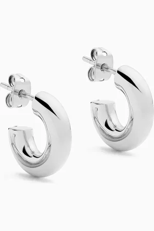 Missoma Mini Chubby Hoop Earrings in Sterling