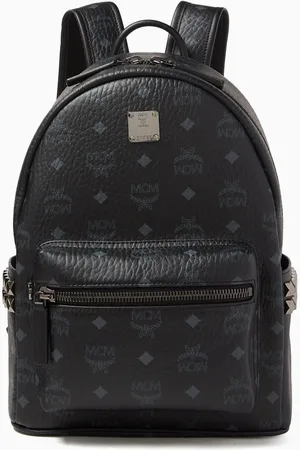 MCM Small Stark Side Studs Backpack in Visetos