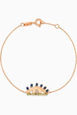 BIL ARABI Ya Ein Najlaa Multi-stone Bracelet in 18kt