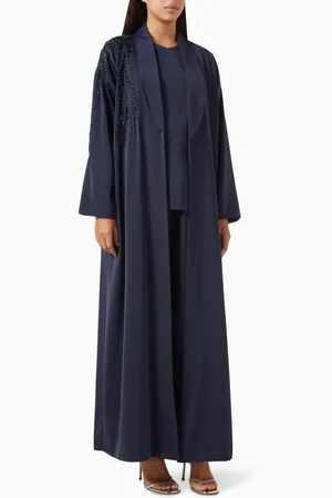 Ruya Bead-embellished Abaya Set