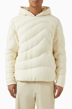 Moncler Quilted Hoodie in Wool