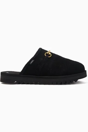 SUICOKE New Wave Bit Mules in Suede