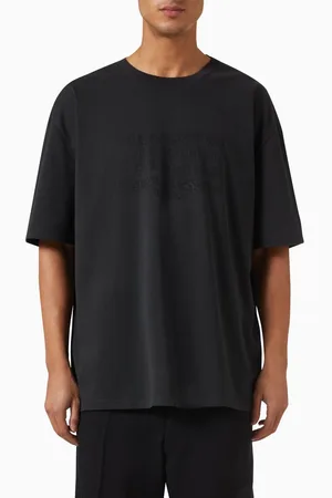 Maison Margiela Logo-embroidered T-shirt in Cotton