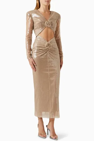 Ilkyaz Ozel Aurora Maxi Dress in Polyester
