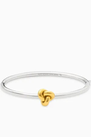 Kate Spade Double Knot Bangle in Gold-tone Metal