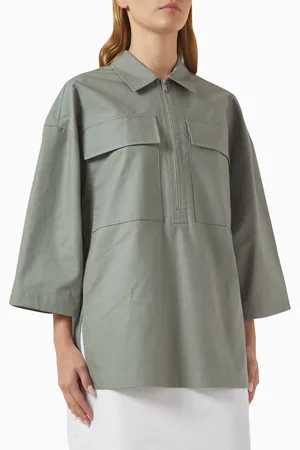 Jil Sander Oversized Zip Shirt