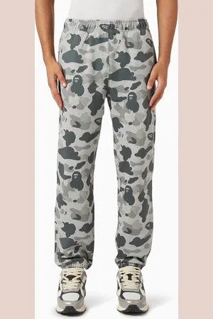 A Bathing Ape Camo-print Sweatpants in Cotton