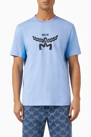 MCM Laurel Logo T-shirt in Cotton