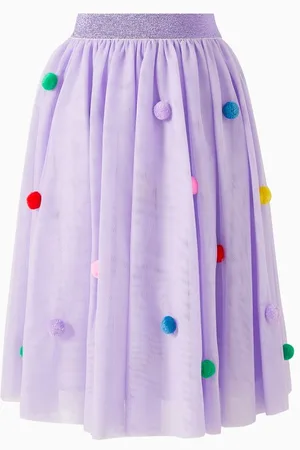Stella McCartney Pompom Embellished Skirt in Tulle