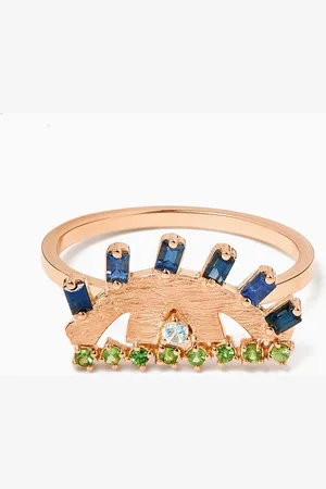 BIL ARABI Ya Ein Najlaa Multi-stone Ring in 18kt
