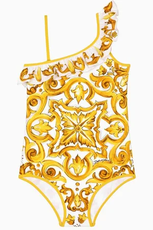 Dolce & Gabbana Majolica-print One-piece Swimsuit
