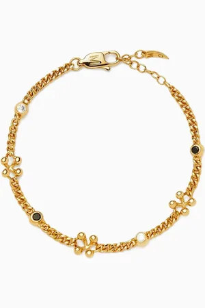 Missoma Duality Charm Bracelet 18kt -plated Brass