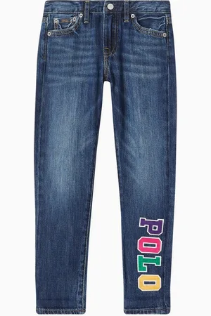 Ralph Lauren Embroidered Slim Jeans in Denim