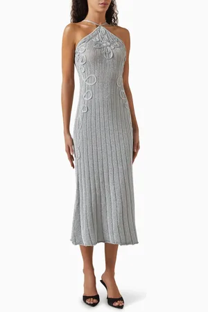 Significant Other Niamh Ribbed Midi Dress in Viscose-blend