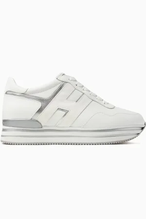 Hogan Midi H222 Sneakers in Leather