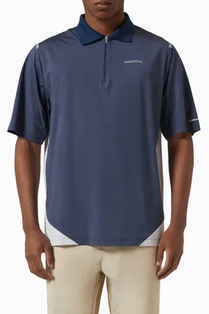 Manors Frontier Quarter Zip Polo Shirt