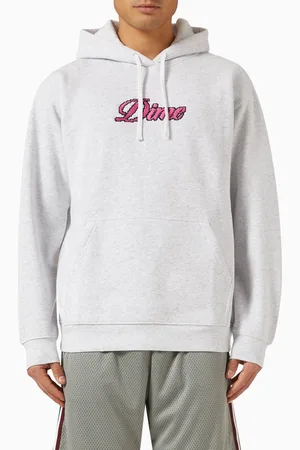 DIME Pixel Cursive Hoodie in Cotton-blend