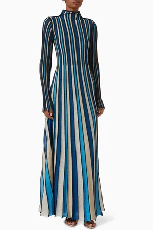 Costarellos Glenda Maxi Dress in Lurex Knit