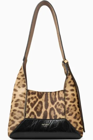 Jimmy Choo Small Diamond Hobo Bag in Pony-hair & Leather