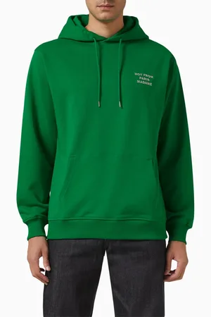 Drôle de Monsieur Le Hoodie Slogan in Cotton