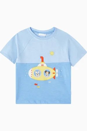 Purebaby Submarine Relaxed T-shirt in Organic Cotton