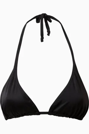 Norma Kamali String Bikini Top in 4-way stretch Nylon Lycra
