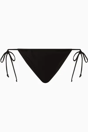 Norma Kamali String Bikini Bottoms in Poly-lycra