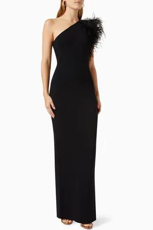RACHEL GILBERT Elcie Midi Dress in Stretch Viscose-knit