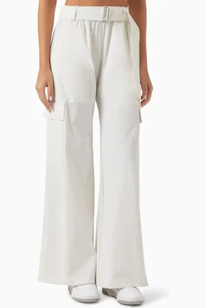Heroine X Mona Kattan Ava Wide-leg Pants in Stretch-nylon