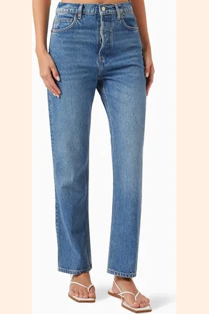 Reformation Cynthia High-rise Straight-leg Jeans