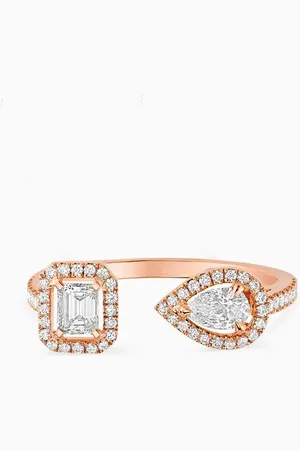 MESSIKA My Twin Toi & Moi Diamond Ring in 18kt