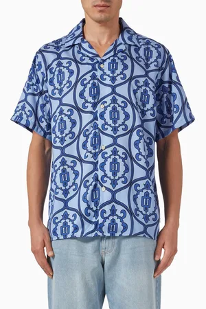 Les Deux Ornament All-over-print Shirt in Tencel
