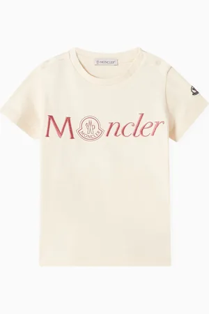 Moncler print t shirt best sale