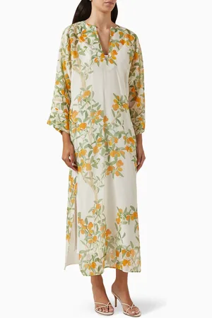 Bernadette Floral-print Kaftan