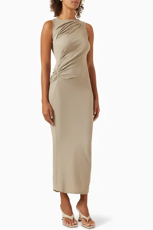 FAITHFULL THE BRAND Loire Midi Dress in Cotton